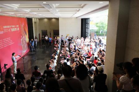 “庆祝中国共产党成立100周年——2021·广西雕塑大展”暨“广西现代雕塑发展研讨会”在广西书画院隆重开幕