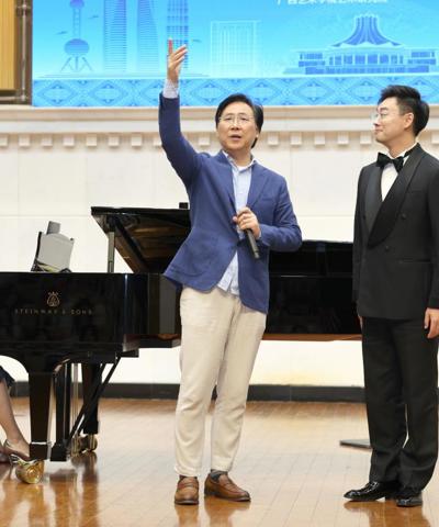 上海音乐学院廖昌永院长一行到Beat365交流指导